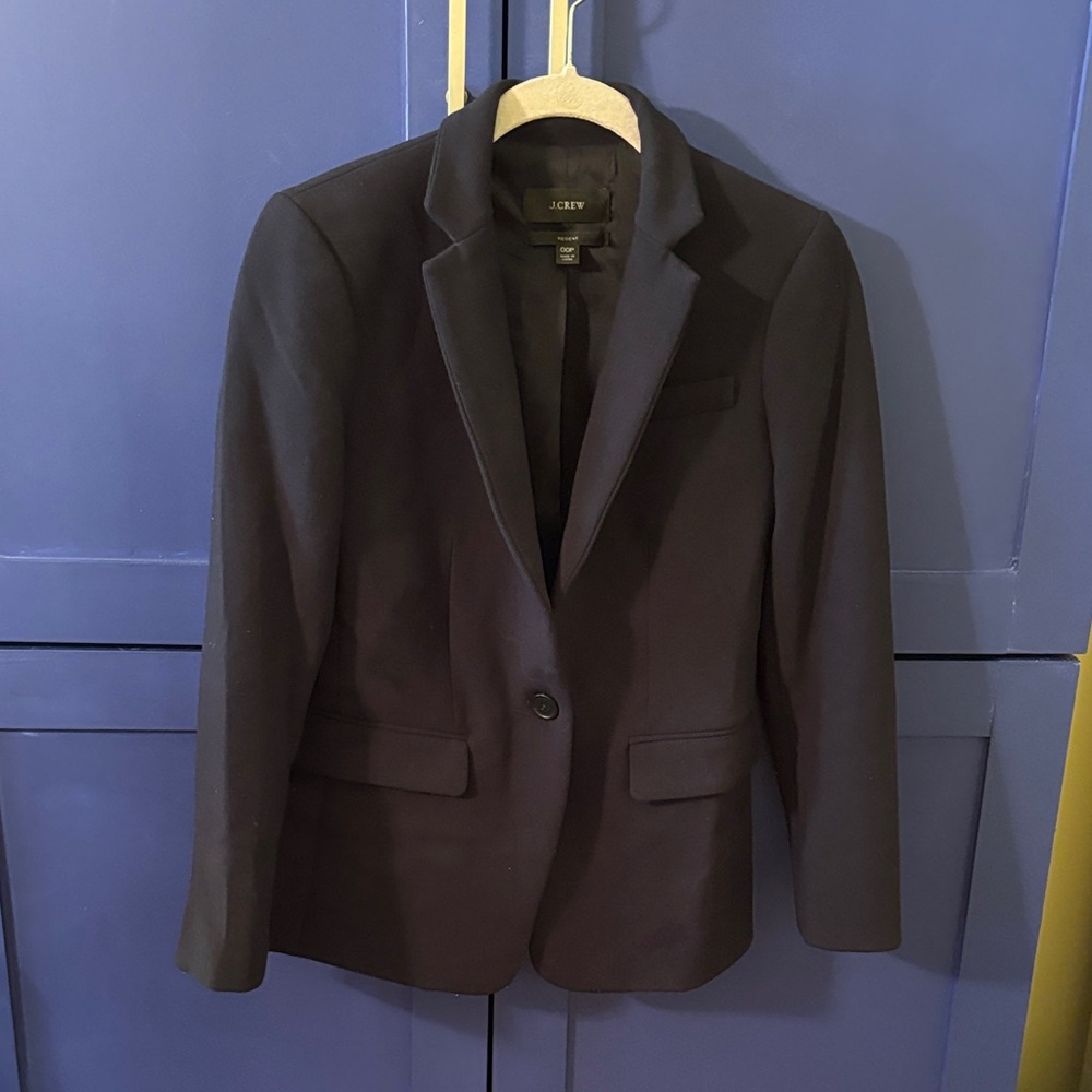 J. Crew Women's Navy Regent Blazer